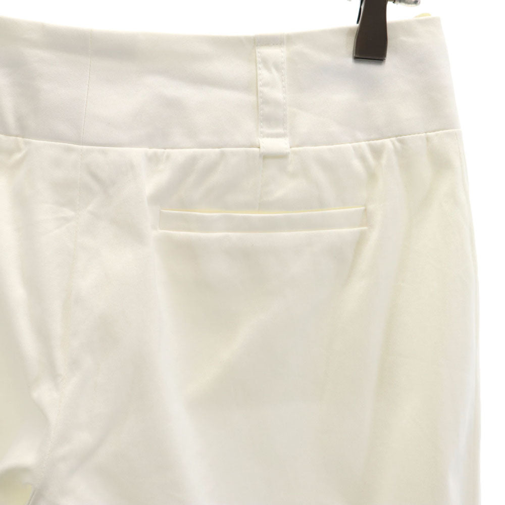 CELINE セリーヌ フランス製 コットンパンツ 40 ホワイト レディース