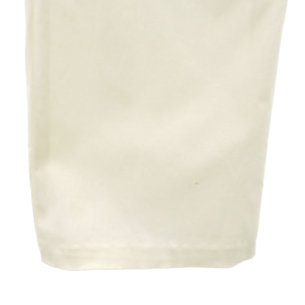 CELINE セリーヌ フランス製 コットンパンツ 40 ホワイト レディース