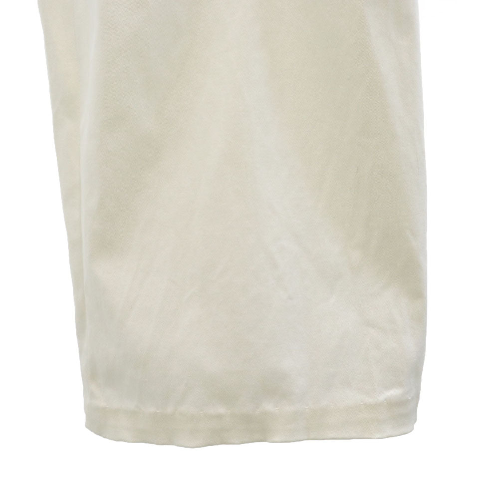 CELINE セリーヌ フランス製 コットンパンツ 40 ホワイト レディース