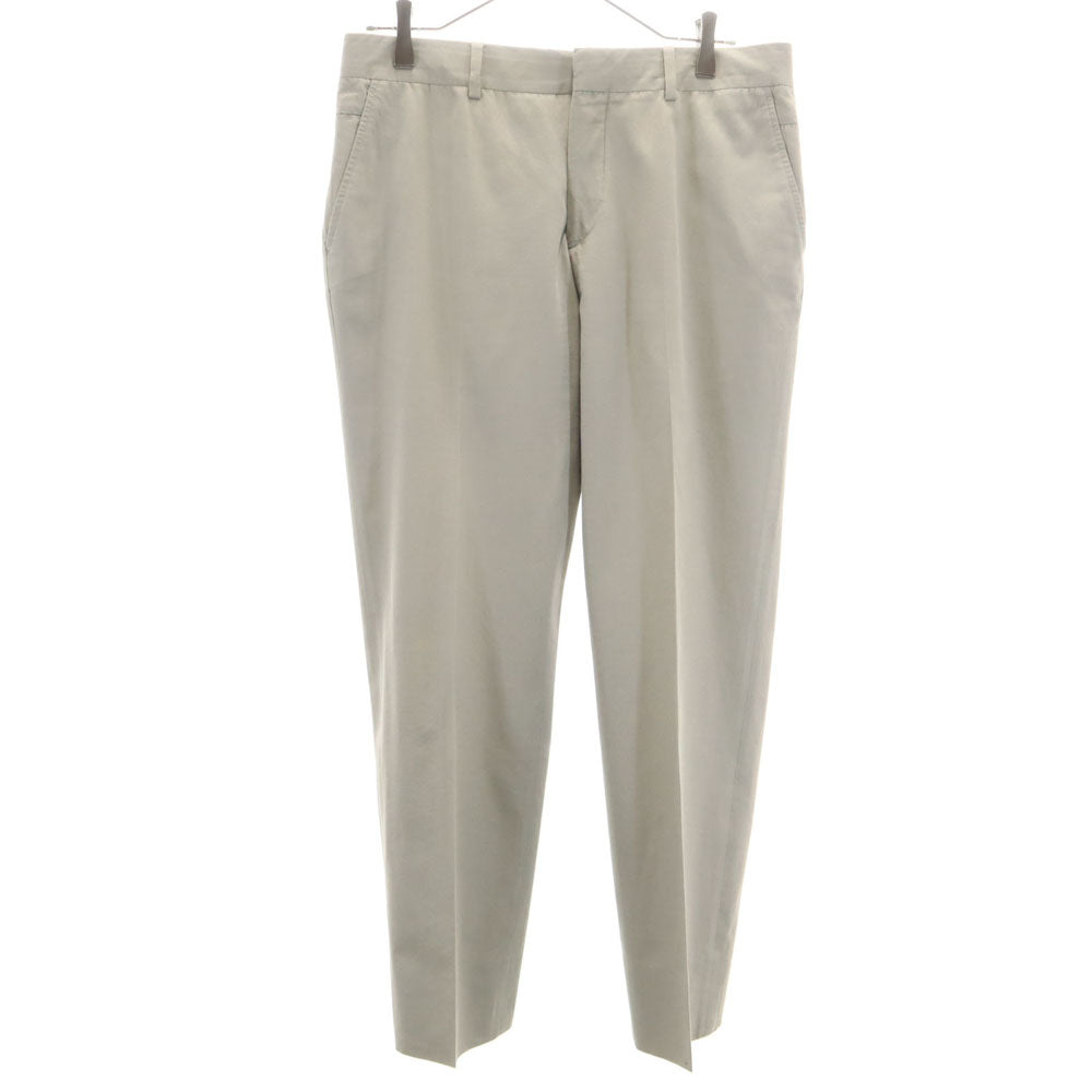 HERMES エルメス イタリア製 コットンパンツ グレー メンズ