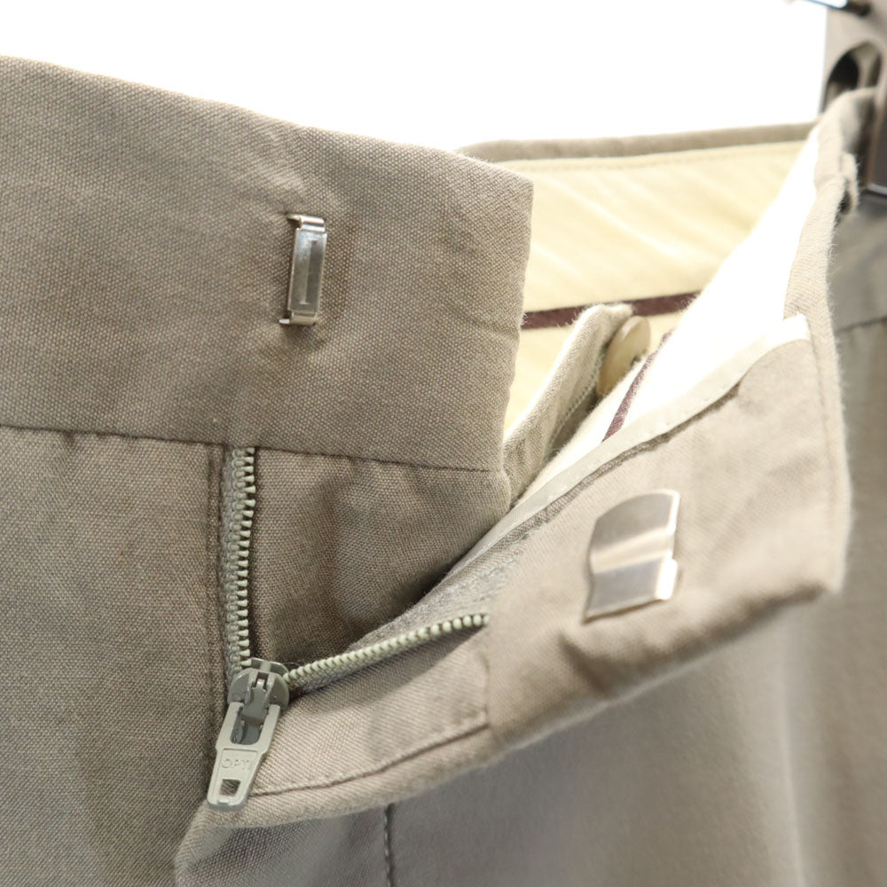 HERMES エルメス イタリア製 コットンパンツ グレー メンズ