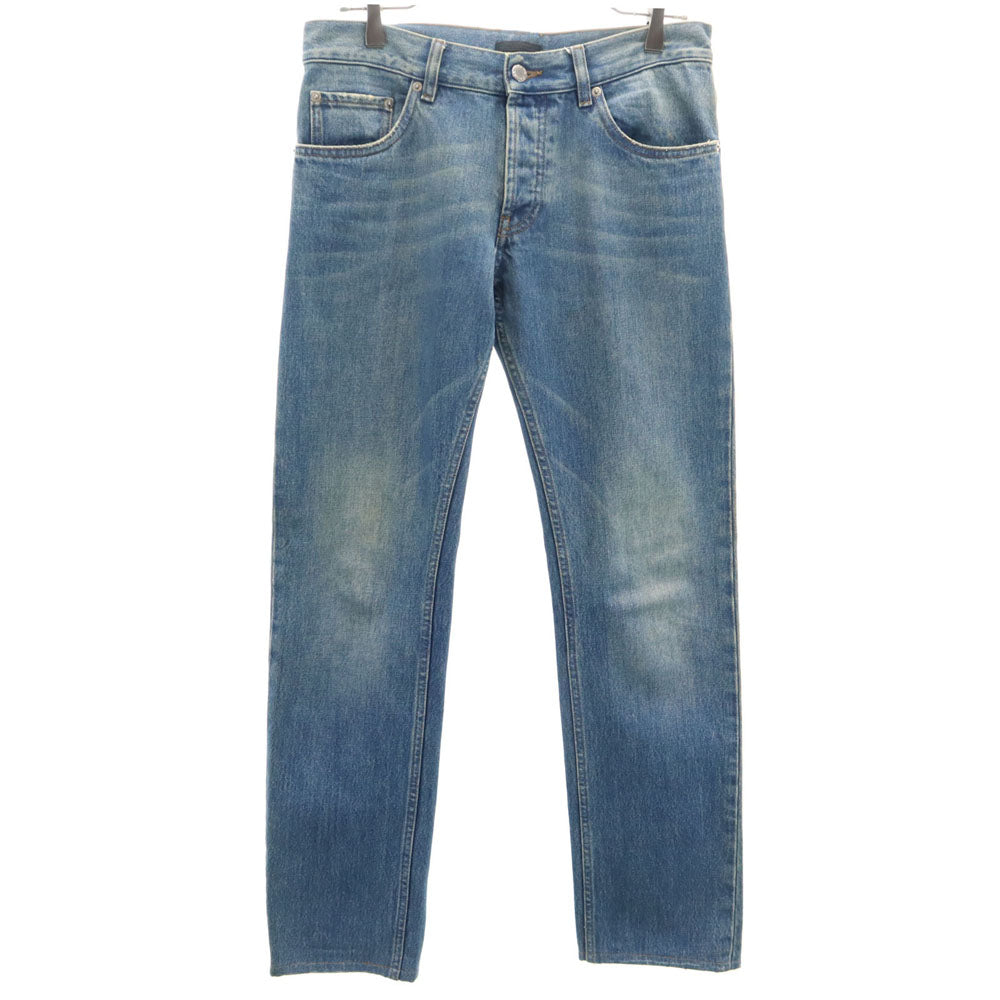 PRADA プラダ ルーマニア製 ボタンフライ デニムパンツ ｗ31 ブルー メンズ