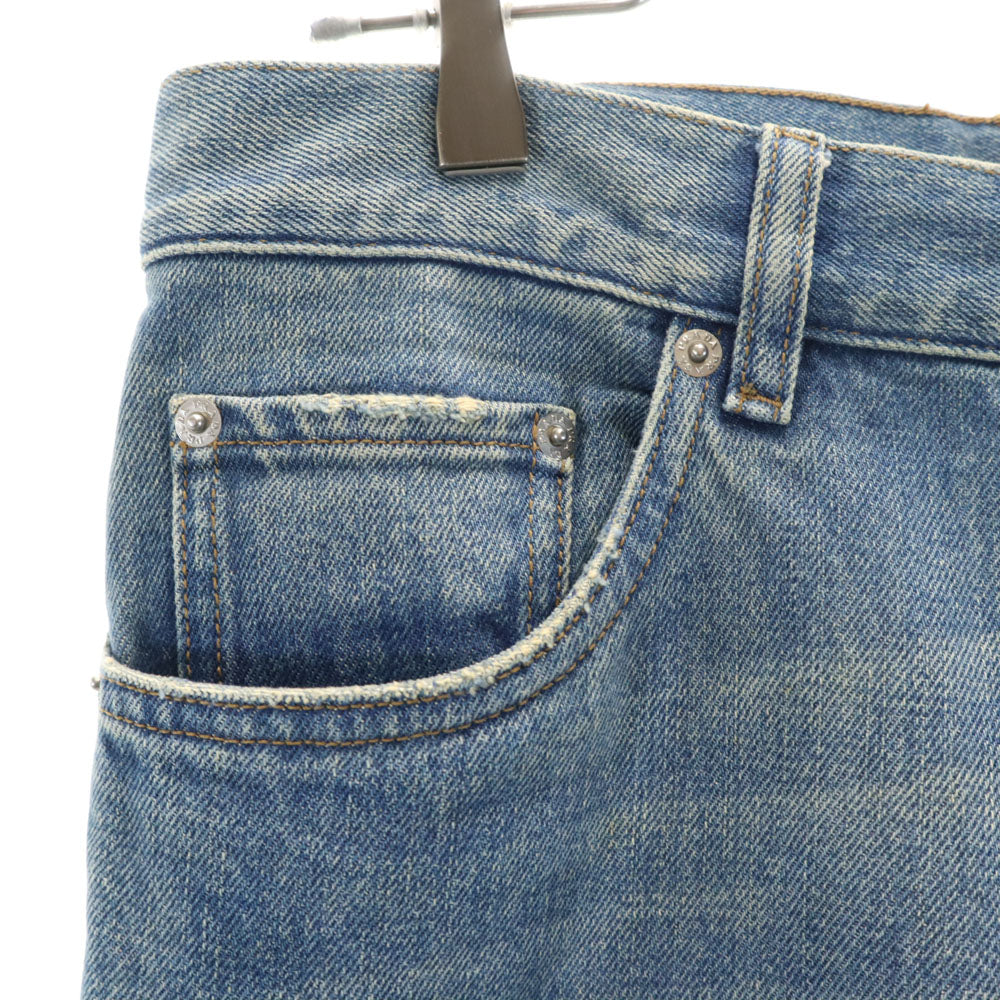 PRADA プラダ ルーマニア製 ボタンフライ デニムパンツ ｗ31 ブルー メンズ