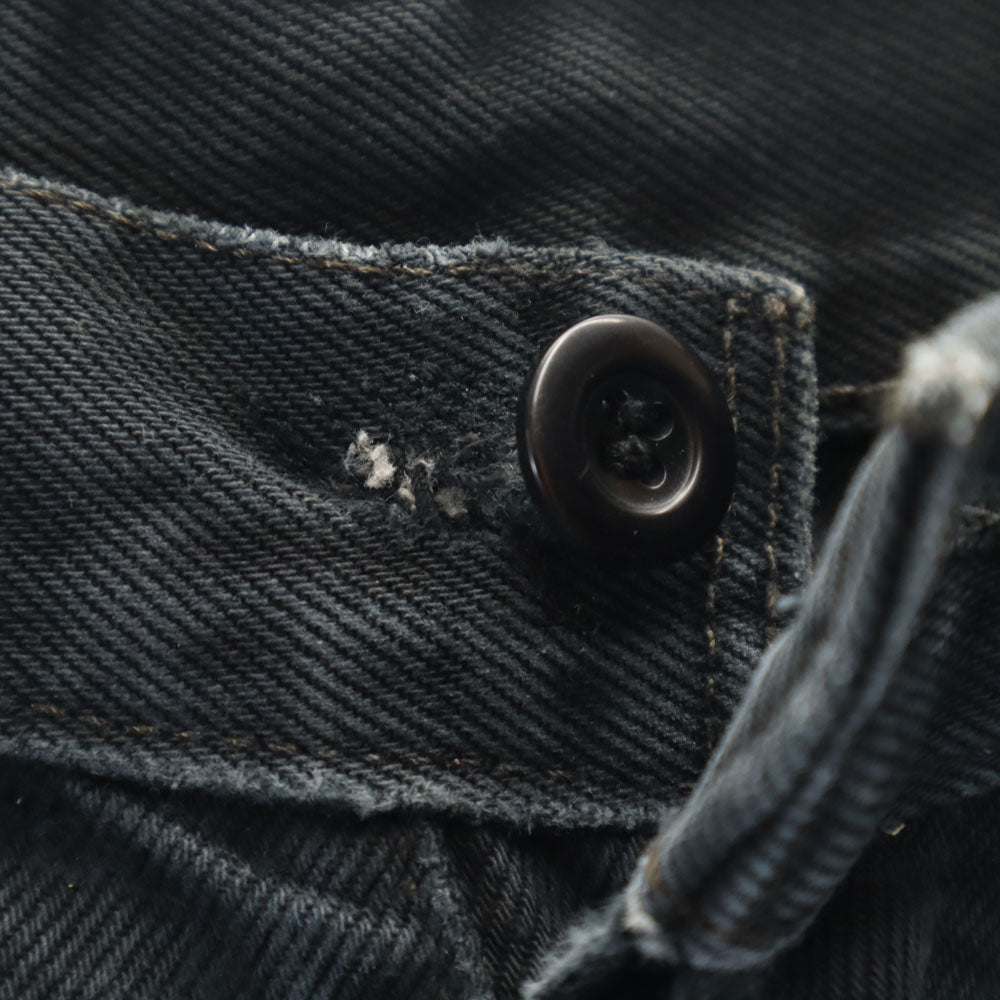 Levi's リーバイス 90s 508-0285 オールド ボタンフライ ユーロリーバイス 後染め デニムパンツ ｗ31 ブラック メンズ