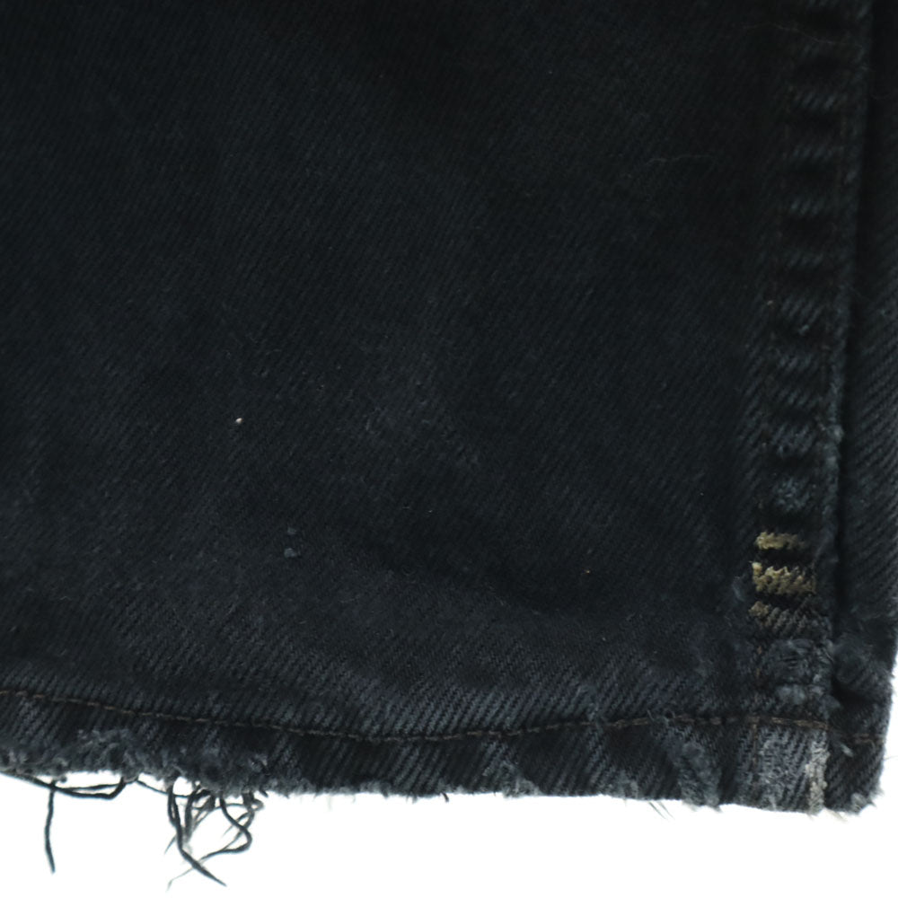 Levi's リーバイス 90s 508-0285 オールド ボタンフライ ユーロリーバイス 後染め デニムパンツ ｗ31 ブラック メンズ