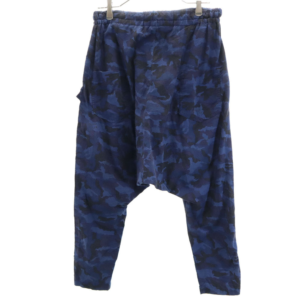 Yohji Yamamoto ヨウジヤマモト 日本製 サルエルパンツ 1 ブルー メンズ