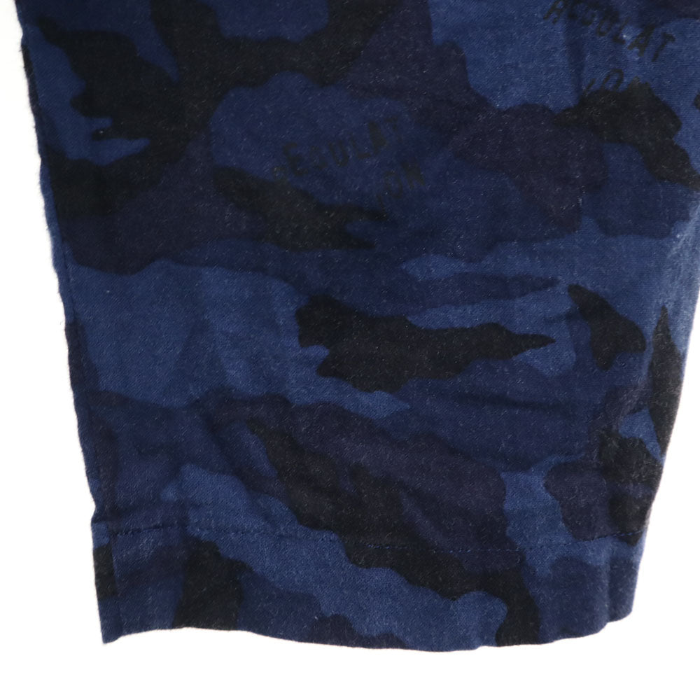 Yohji Yamamoto ヨウジヤマモト 日本製 サルエルパンツ 1 ブルー メンズ