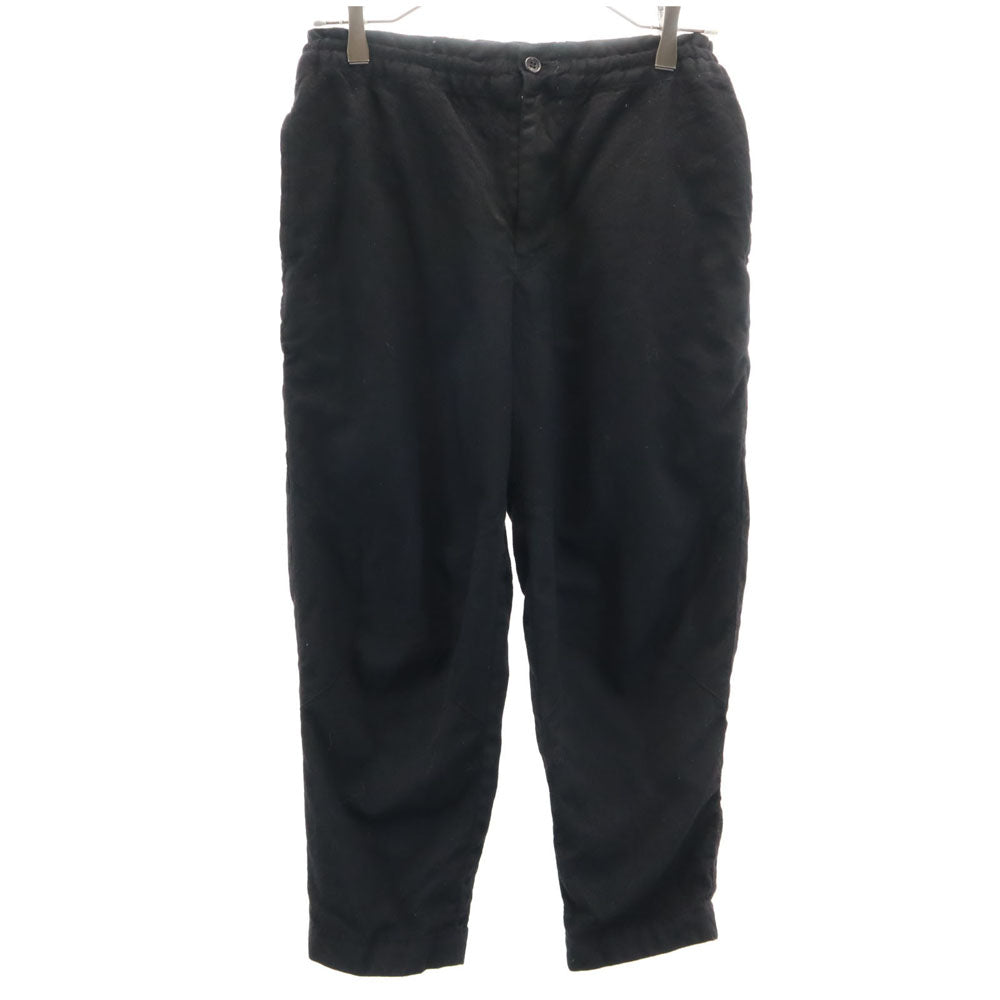 BLACK COMME des GARCONS ブラックコムデギャルソン 日本製 ウールブレンド イージーパンツ XS ブラック レディース