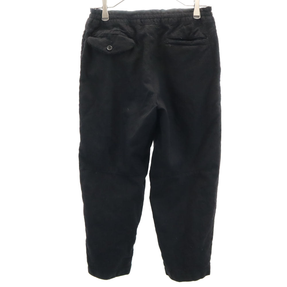 BLACK COMME des GARCONS ブラックコムデギャルソン 日本製 ウールブレンド イージーパンツ XS ブラック レディース