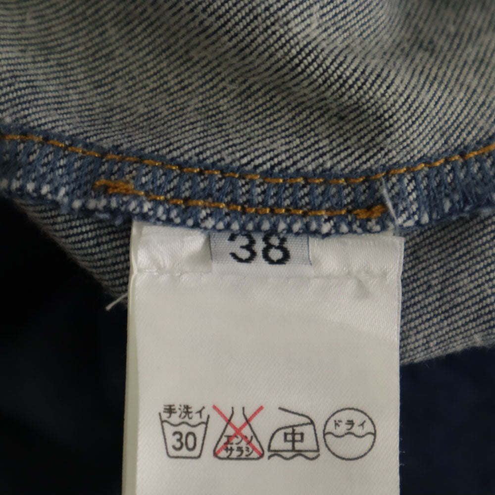 ERMANNO SCERVINO エルマンノ シェルヴィーノ イタリア製 スキニーデニムパンツ 38 ウォッシュブルー パギンス レギンス レディース