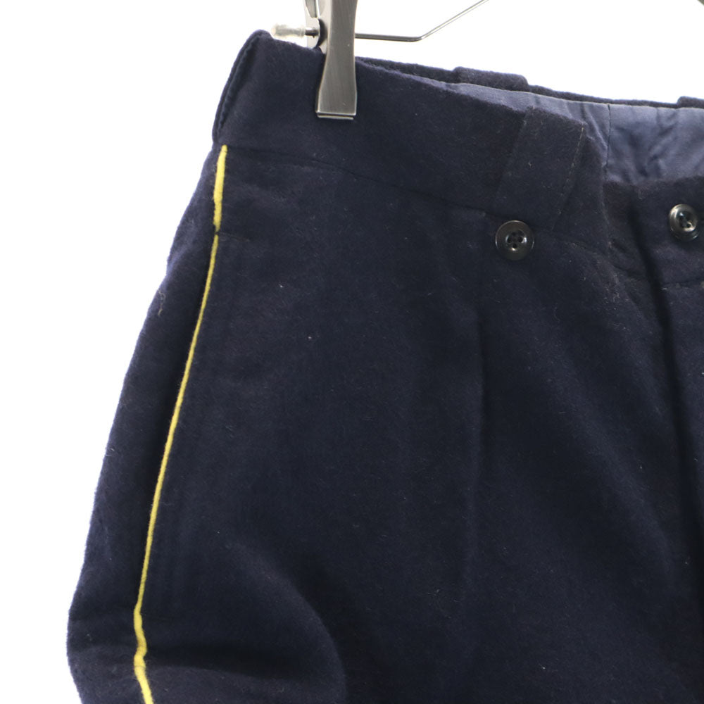 VINTAGE ヴィンテージ 国境警備隊 スラックスパンツ ネイビー ボタンフライ メンズ