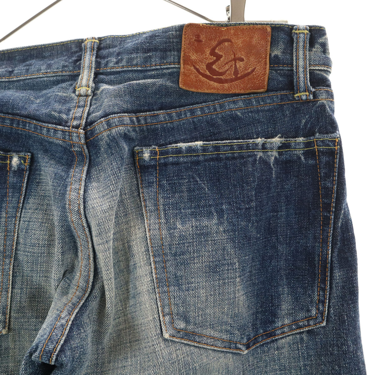 ETERNAL エターナル 日本製 ローライズ デニムパンツ W30 インディゴブルー 備中倉敷工房 ジーンズ メンズ