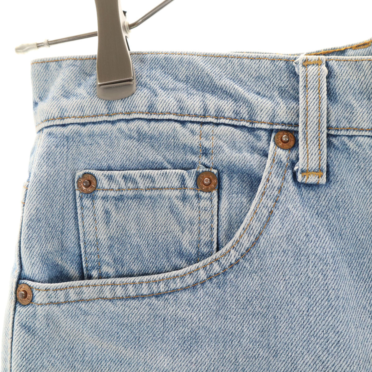 Levi's リーバイス 80s 515-0217 ヴィンテージ ストレートデニムパンツ W29 アイスブルー ジーンズ メンズ