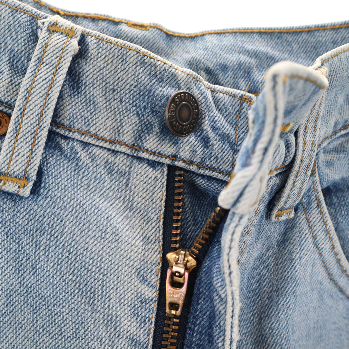 Levi's リーバイス 80s 515-0217 ヴィンテージ ストレートデニムパンツ W29 アイスブルー ジーンズ メンズ