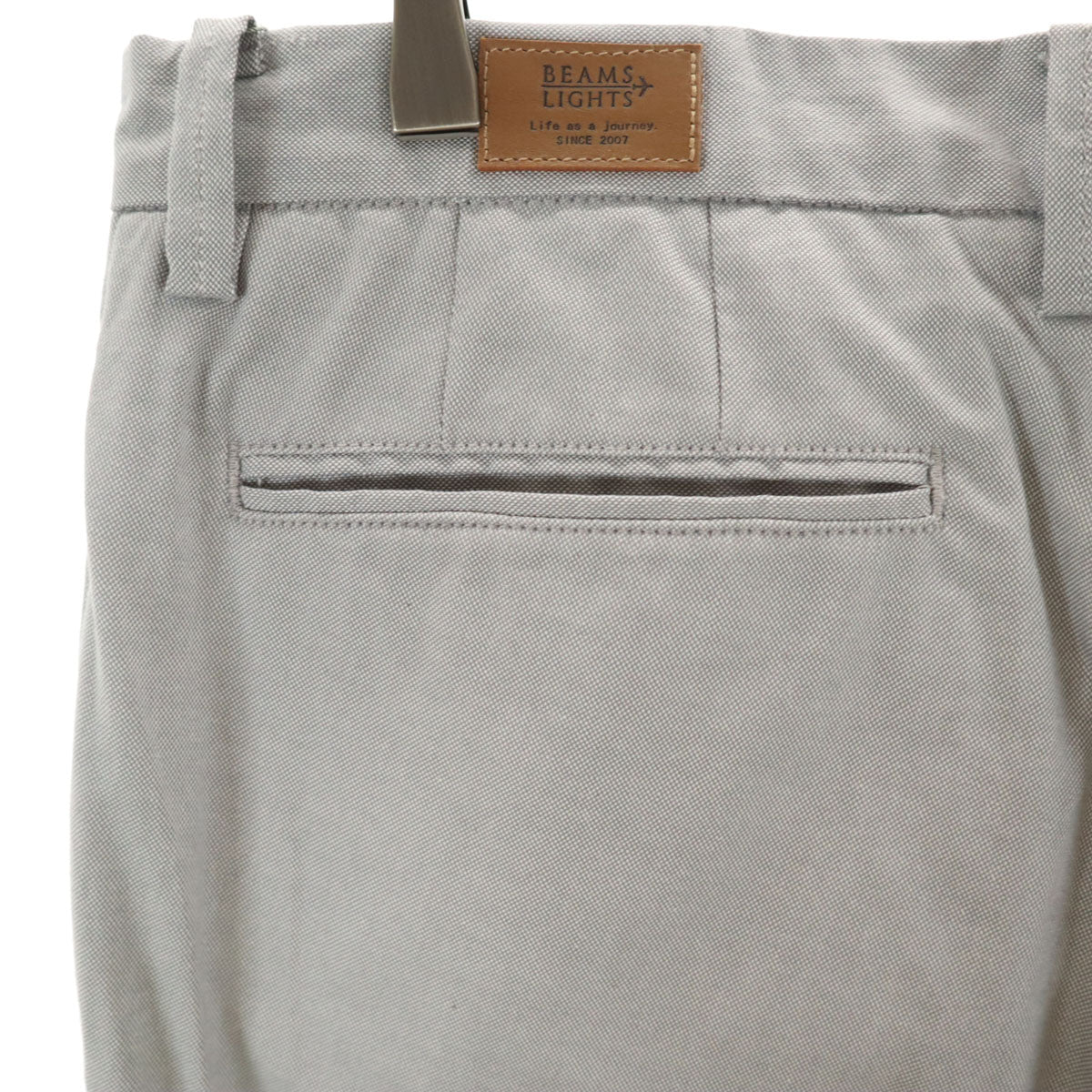 未使用 BEAMS LIGHTS ビームスライツ トラウザー パンツ XL グレー メンズ