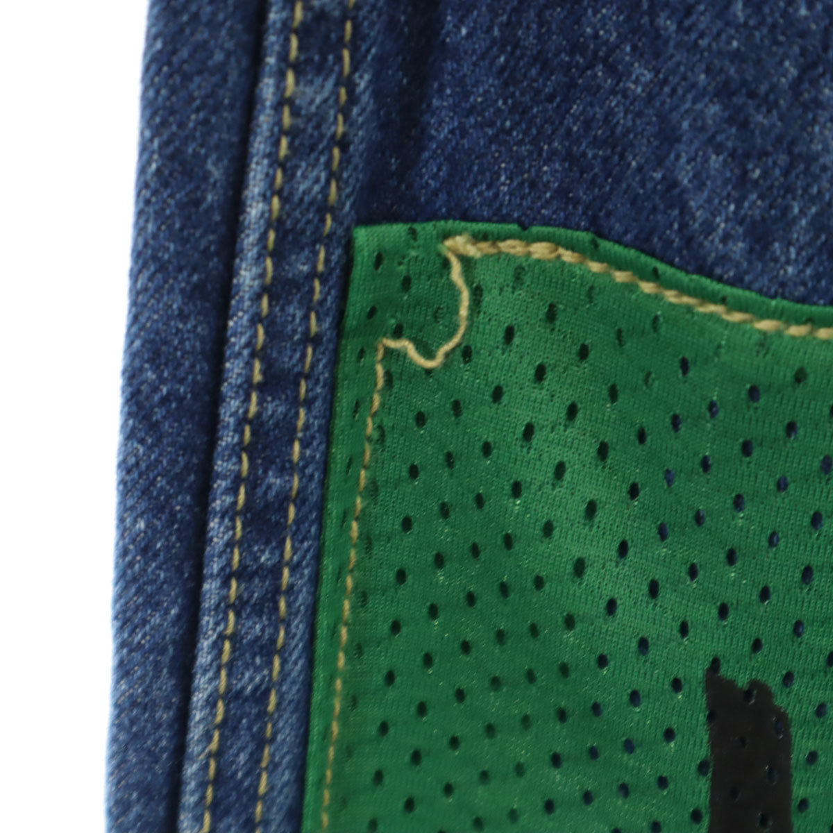 SLICK スリック オールド テーパードデニムパンツ W38 インディゴブルー ジーンズ ビッグサイズ メンズ