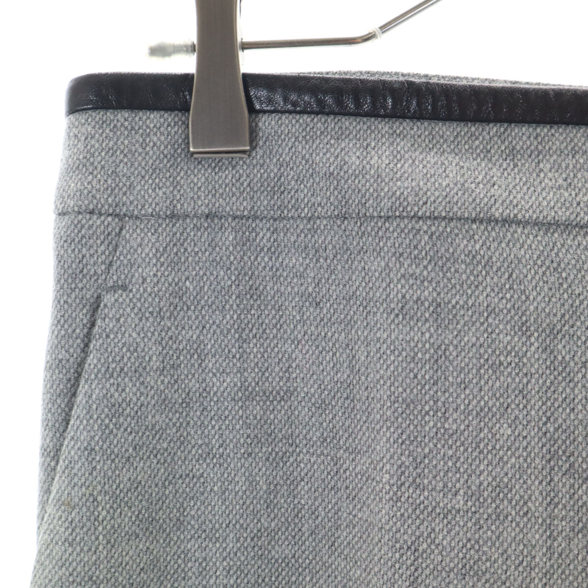 GUCCI グッチ イタリア製 スラックスパンツ 40 グレー レディース