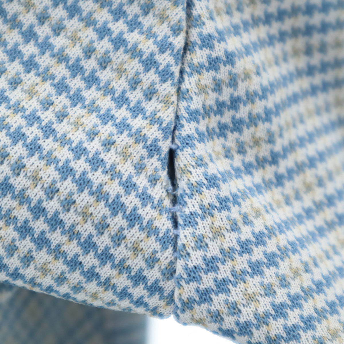 VINTAGE ヴィンテージ 70s チェック柄 トラウザー パンツ ブルー メンズ