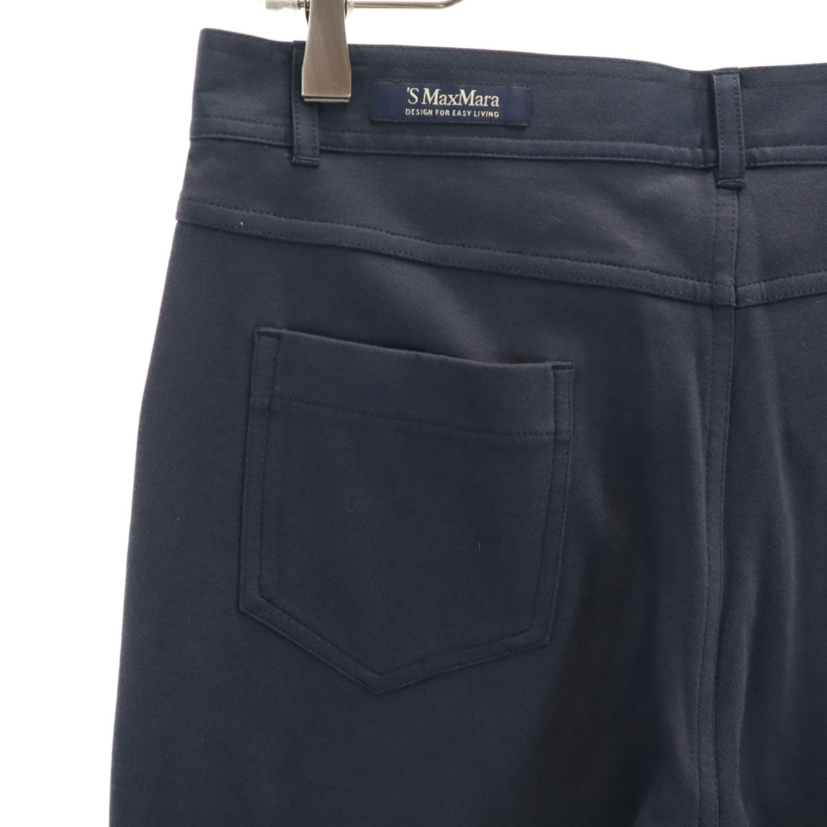 S Max Mara エスマックスマーラ ロングパンツ チャコール ストレッチ メンズ