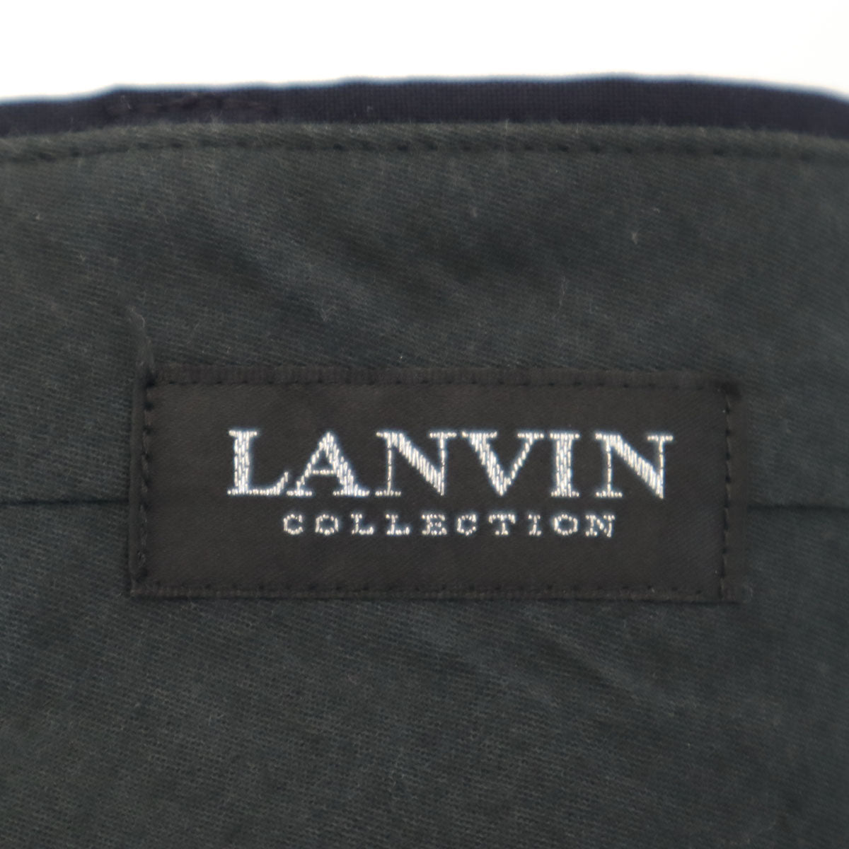 LANVIN LA COLLECTION ランバンコレクション 日本製 スラックスパンツ 88 ネイビー メンズ
