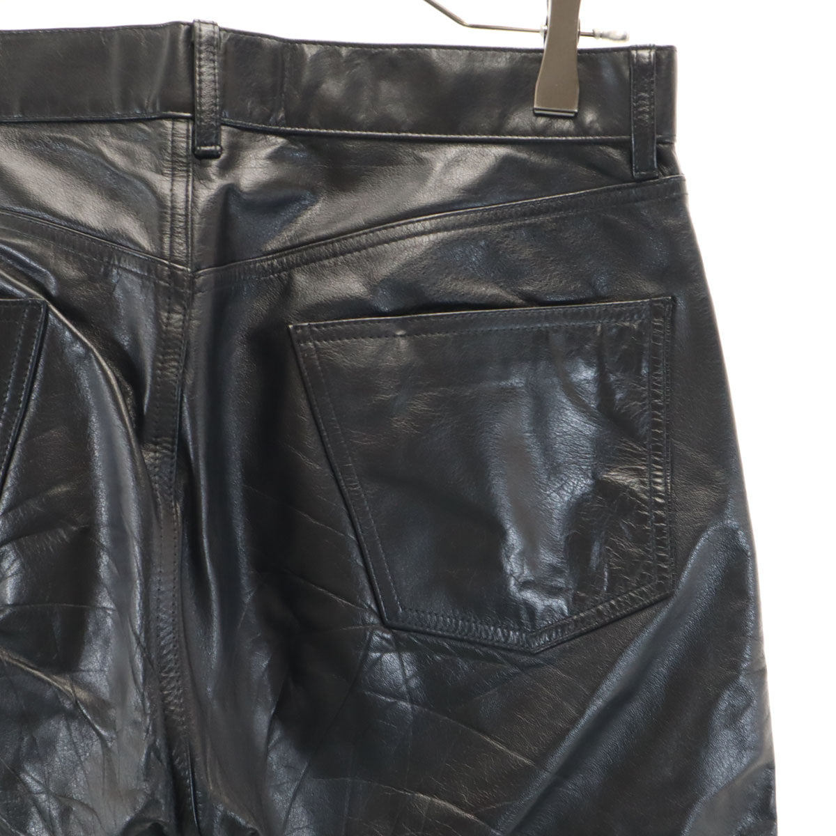 ALL THE WAY オールザウェイ 牛革 レザーパンツ M ブラック メンズ