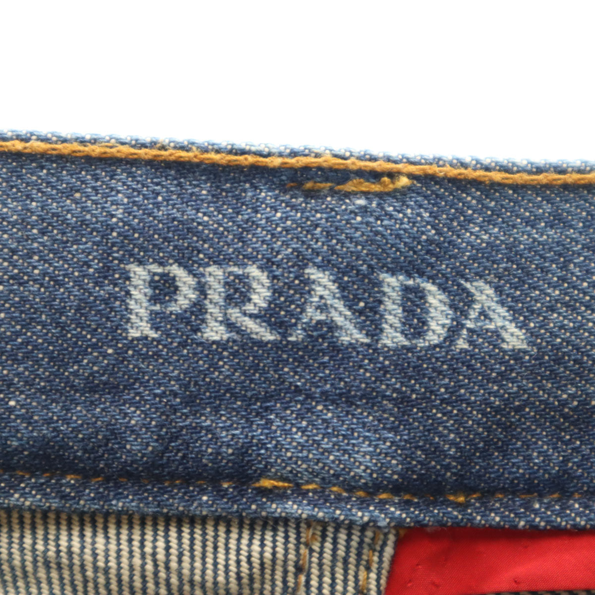 PRADA プラダ ルーマニア製 ボタンフライ デニムパンツ ｗ29 ブルー メンズ
