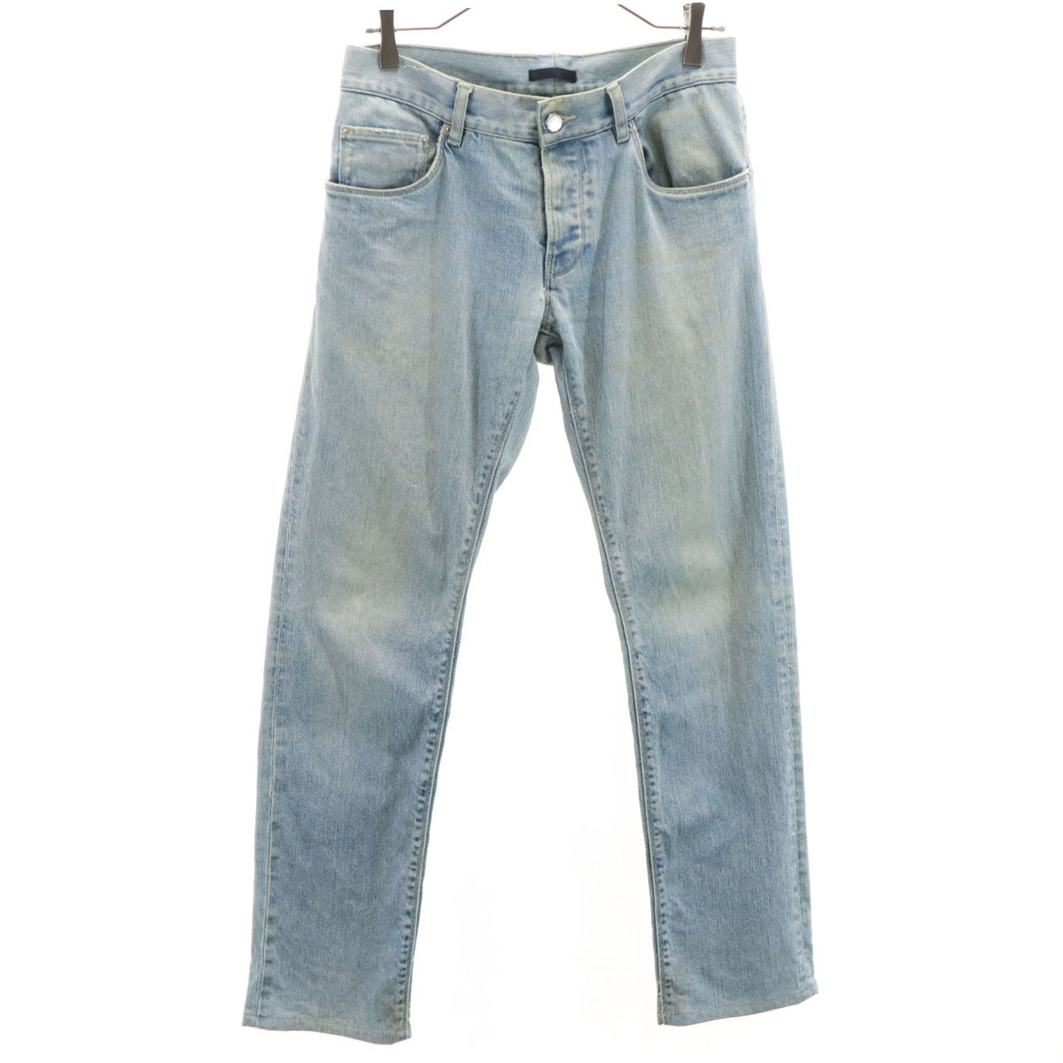 BALENCIAGA バレンシアガ イタリア製 レーヨンブレンド スラックスパンツ 44 ブラック メンズ