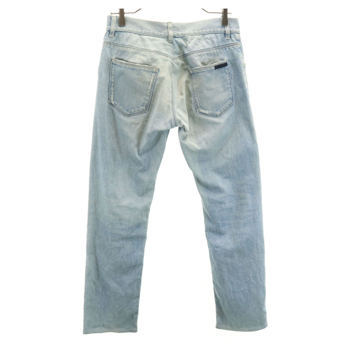 BALENCIAGA バレンシアガ イタリア製 レーヨンブレンド スラックスパンツ 44 ブラック メンズ