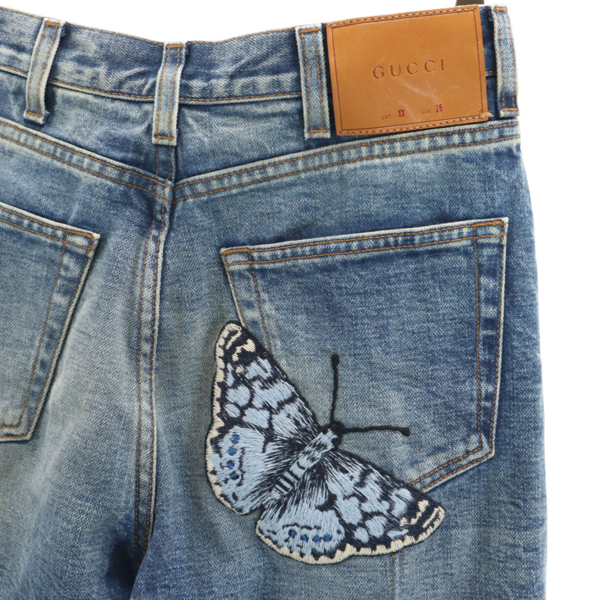 SAINT LAURENT サンローラン 日本製 デニムパンツ ｗ29 グレー メンズ