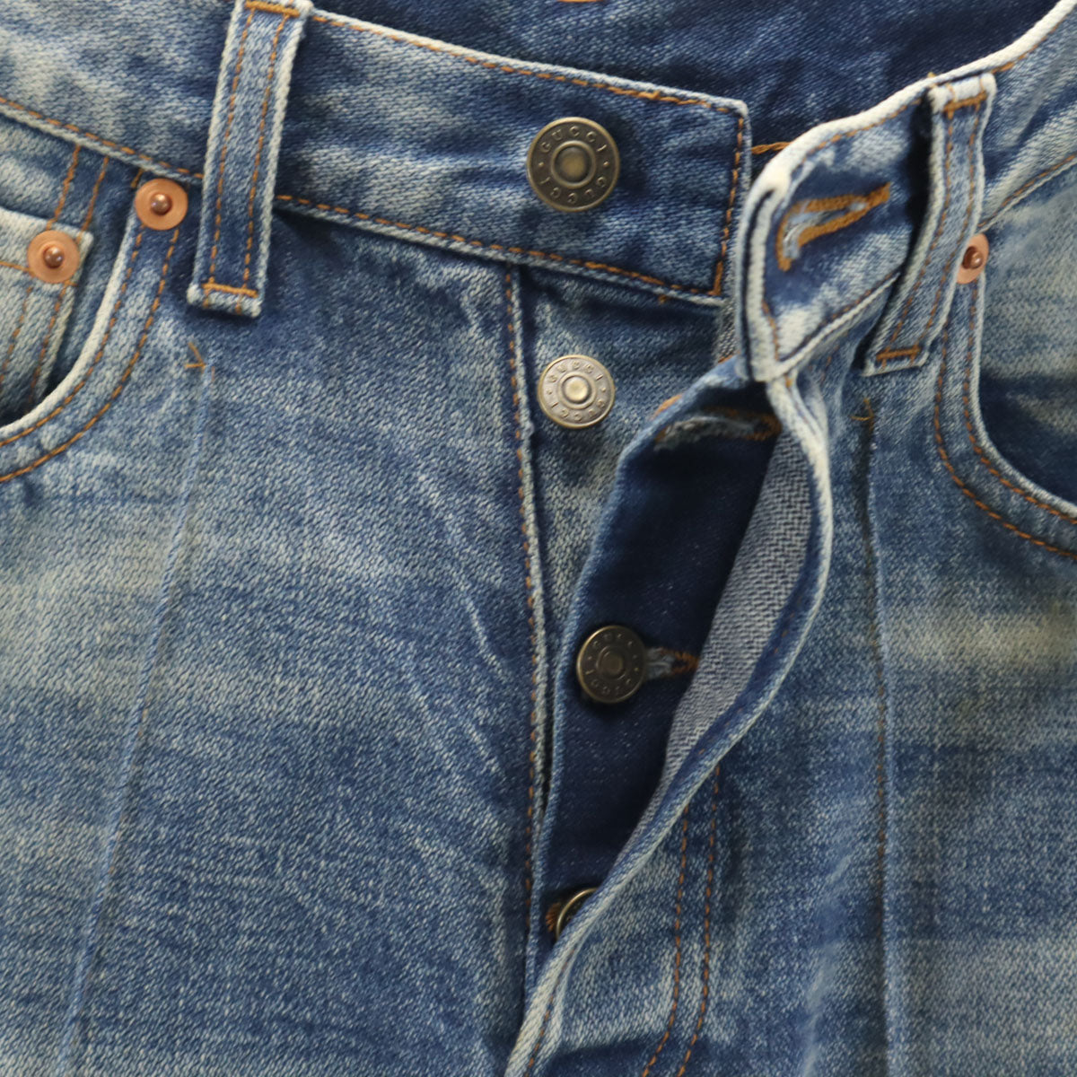 SAINT LAURENT サンローラン 日本製 デニムパンツ ｗ29 グレー メンズ