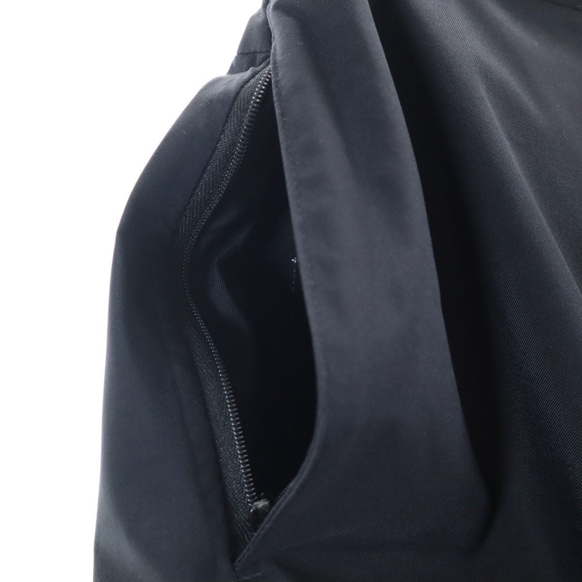 SAINT LAURENT サンローラン 日本製 カットオフ加工 ロングパンツ W29 ブラック レディース