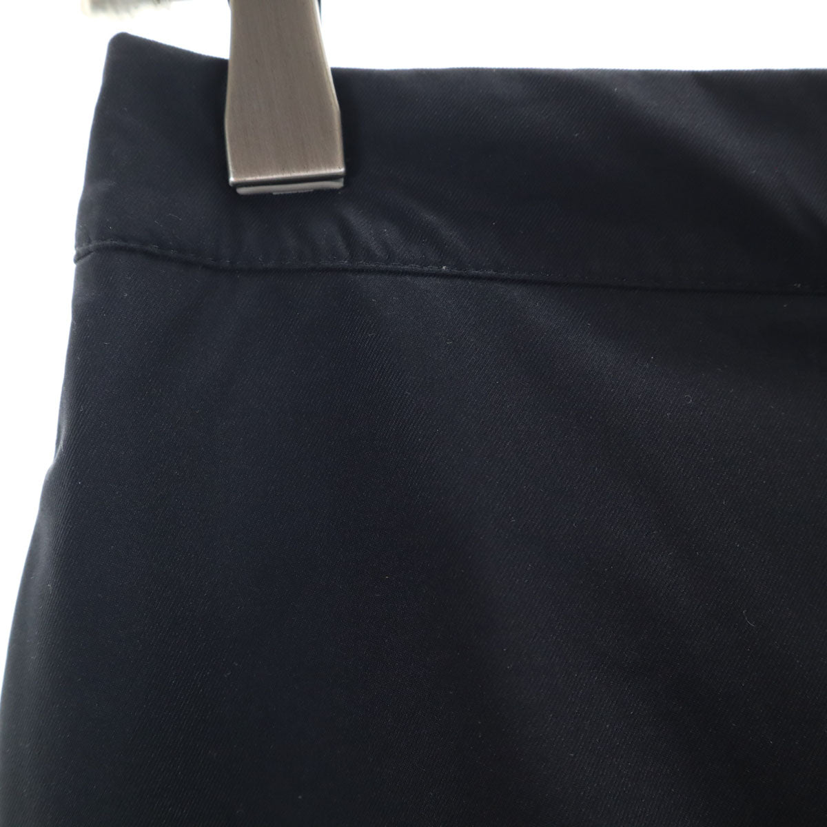 SAINT LAURENT サンローラン 日本製 カットオフ加工 ロングパンツ W29 ブラック レディース