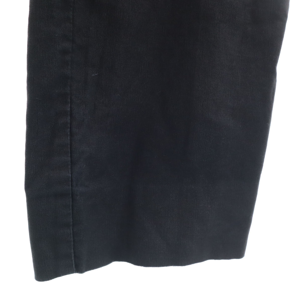 BURBERRY バーバリー 日本製 ウールブレンド テーパードパンツ 36 黒 三陽商会 レディース