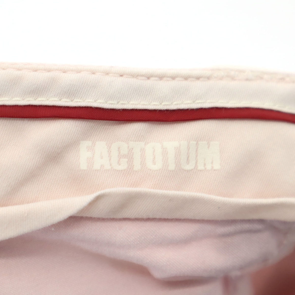 FACTOTUM ファクトタム 日本製 ロングパンツ ｗ30 ピンク メンズ