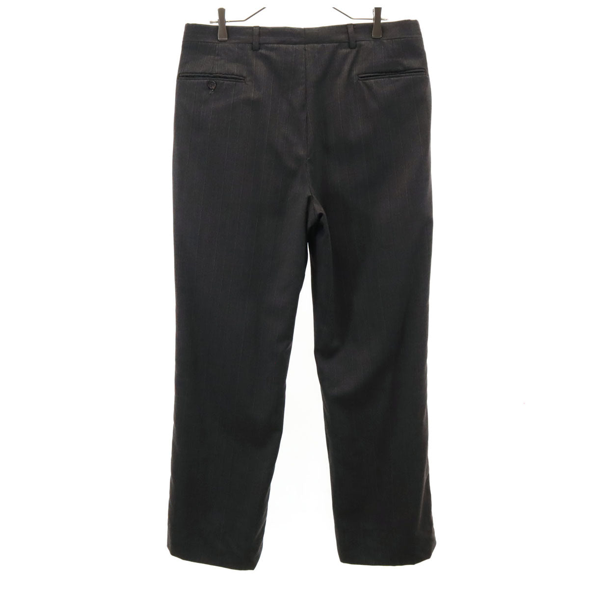 VINTAGE ヴィンテージ 70s チェック柄 スラックスパンツ グレー タック メンズ