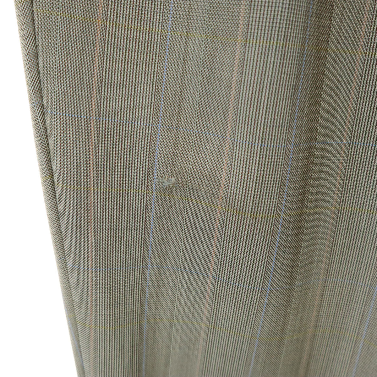 VINTAGE ヴィンテージ 70s チェック柄 トラウザー パンツ ネイビー ビッグサイズ メンズ