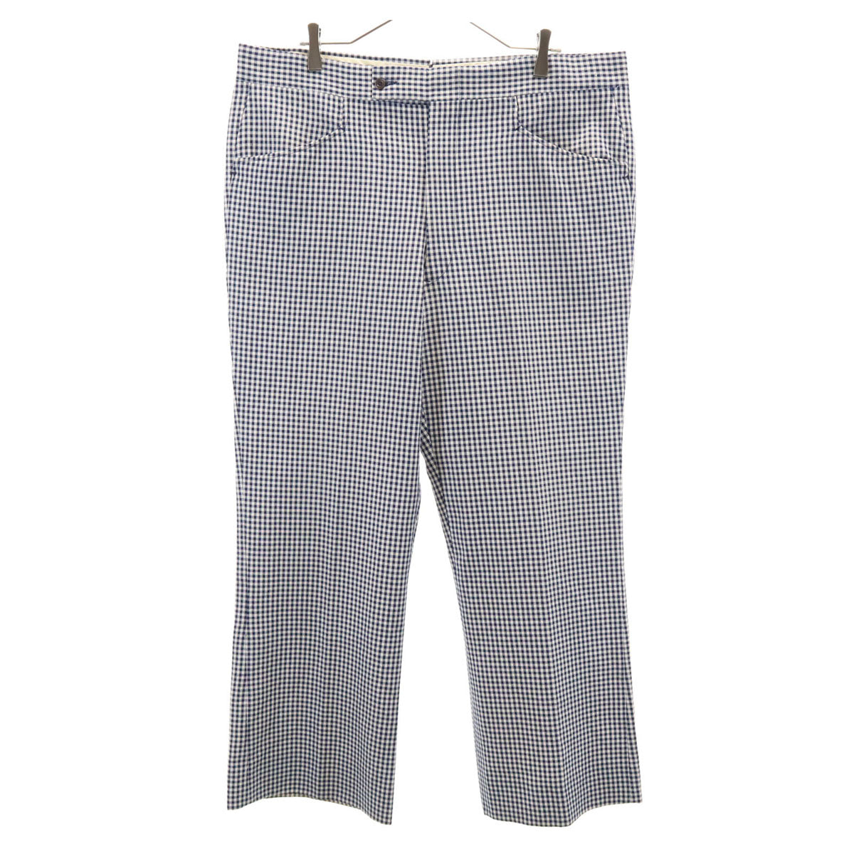 エバンピコネ 80s ヴィンテージ ストライプ柄 スラックスパンツ ネイビー メンズ