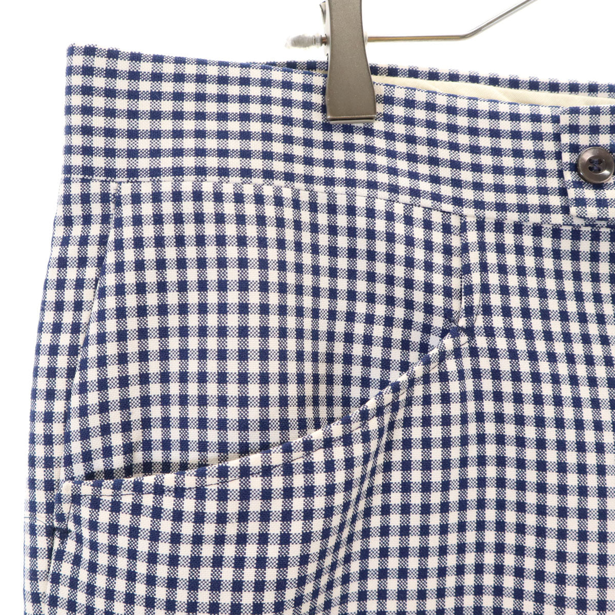 エバンピコネ 80s ヴィンテージ ストライプ柄 スラックスパンツ ネイビー メンズ