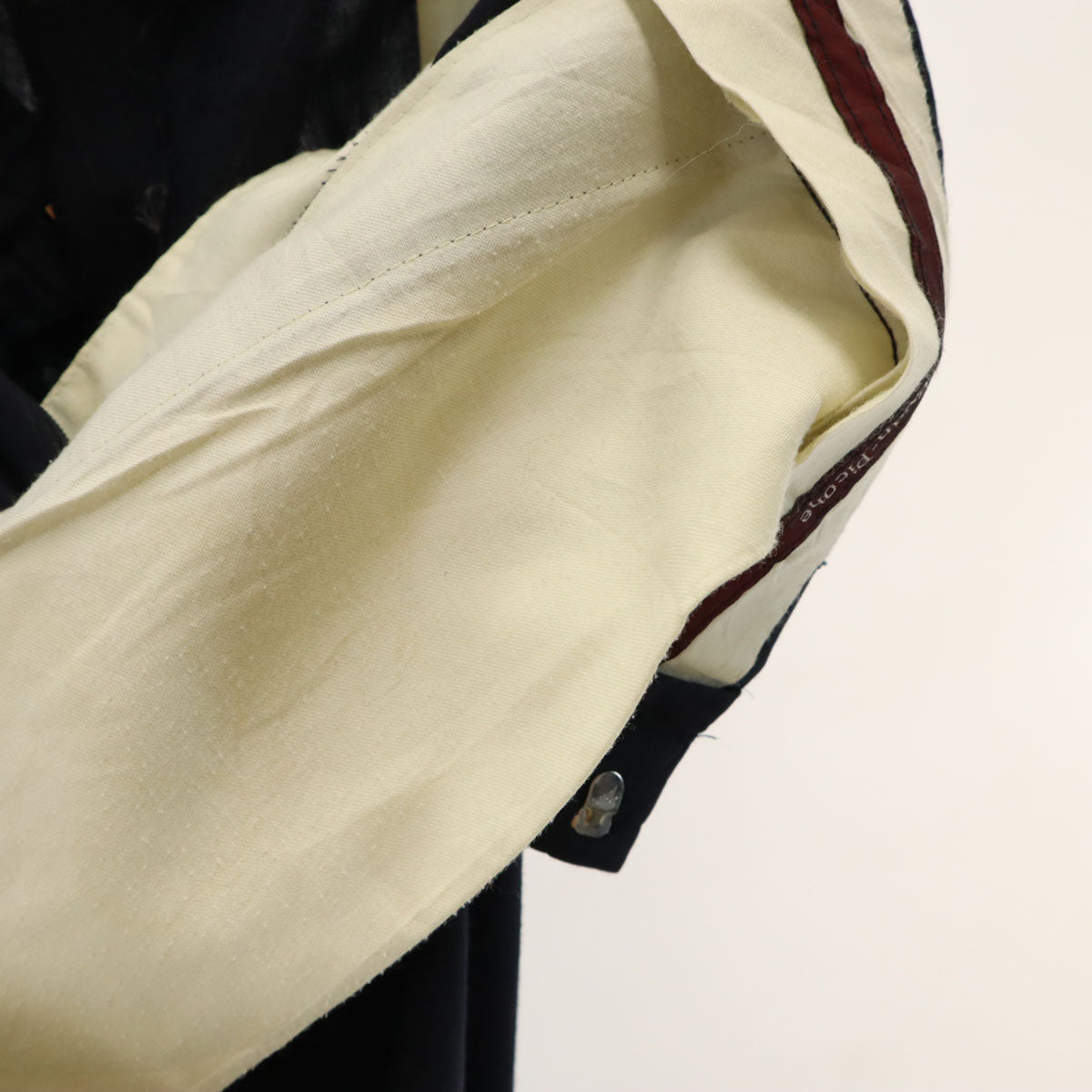 Emporio Armani エンポリオアルマーニ ハイウエスト テーパードパンツ 42 グレー タック レディース