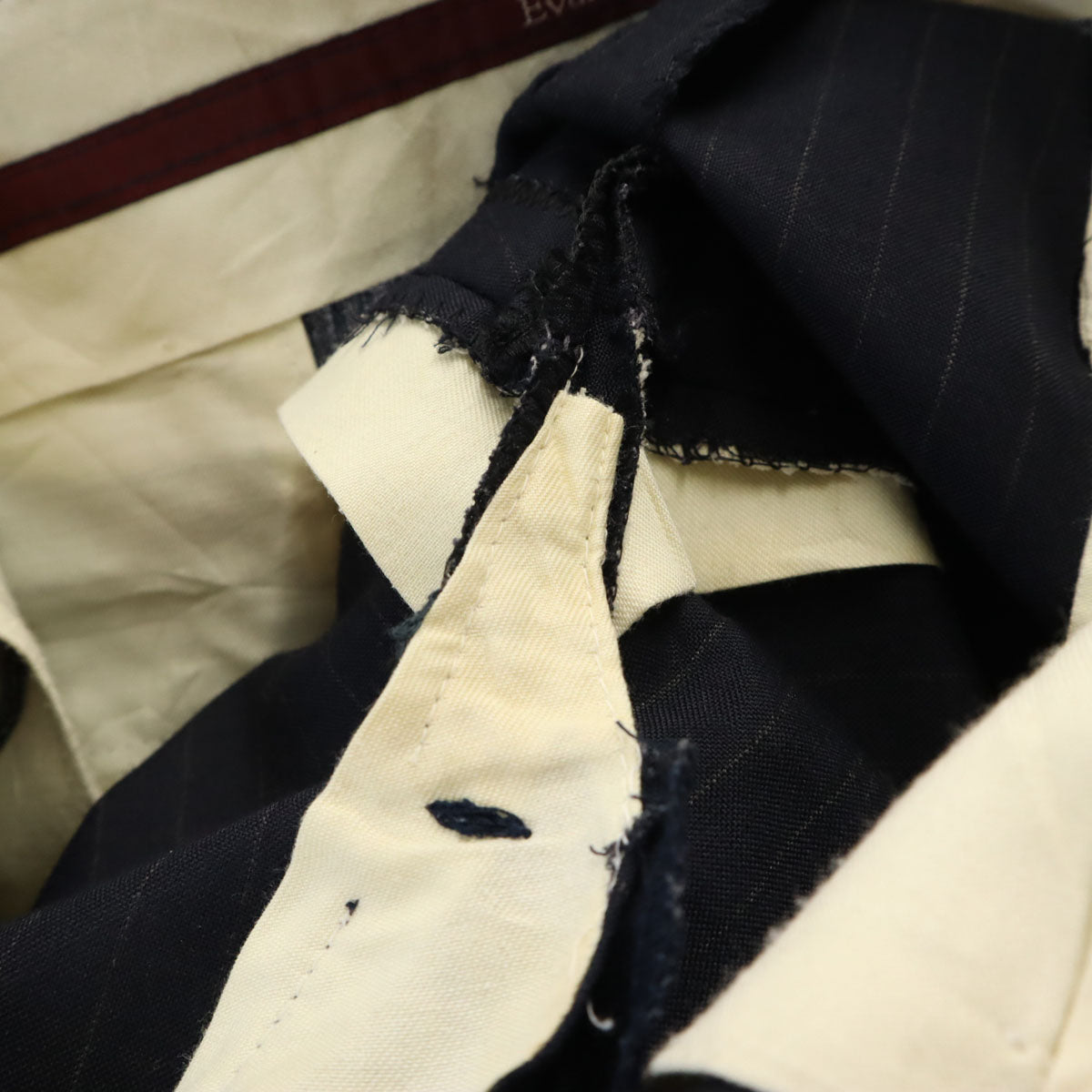 Emporio Armani エンポリオアルマーニ ハイウエスト テーパードパンツ 42 グレー タック レディース