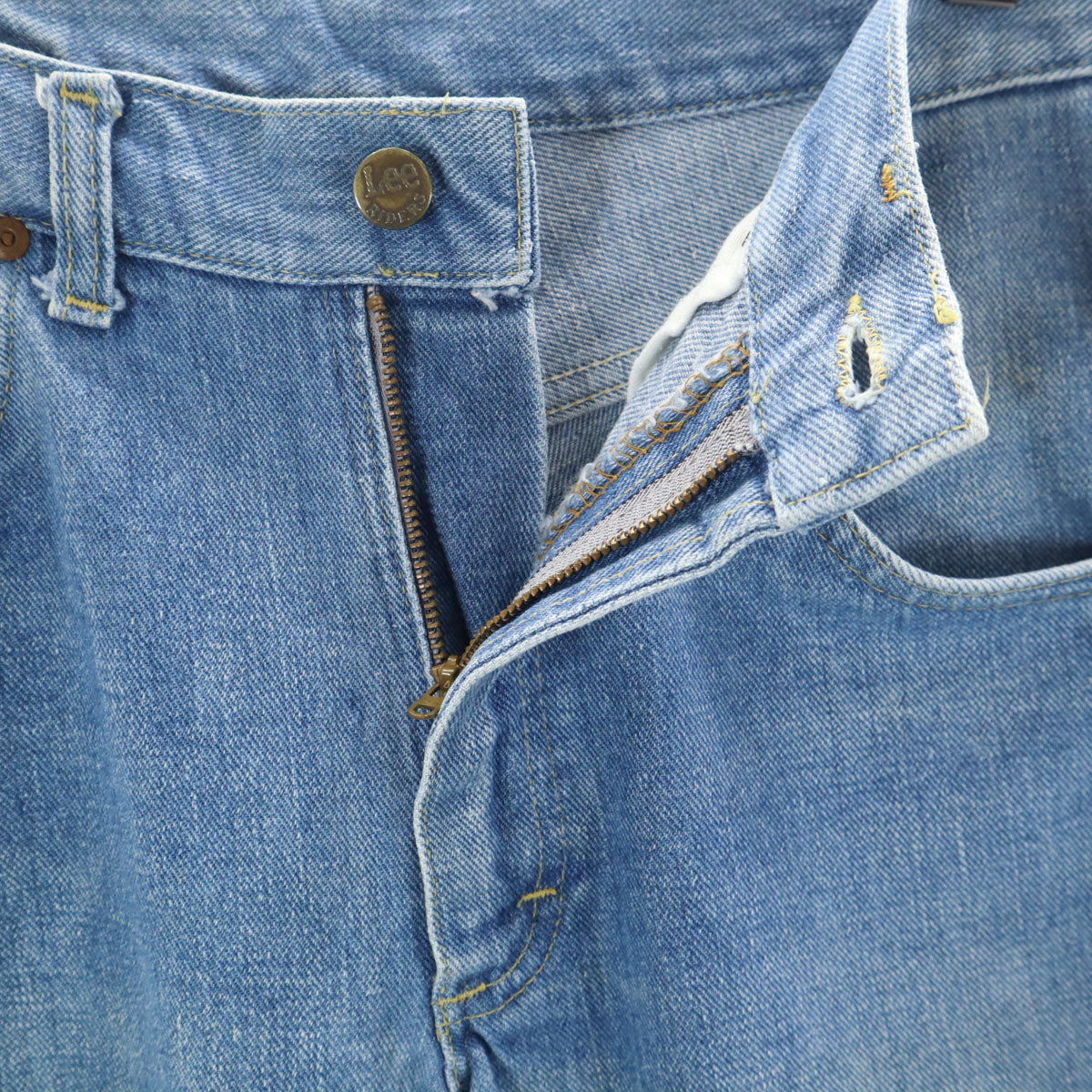 Lee リー 80s ヴィンテージ USA製 42タロン デニムパンツ w30 ブルー メンズ