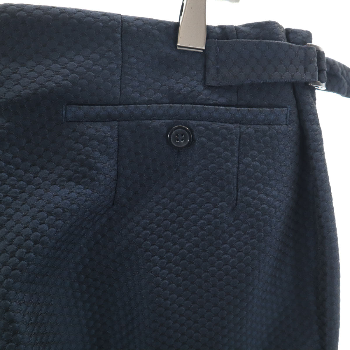 Emporio Armani エンポリオアルマーニ イタリア製 ロングパンツ 48 ネイビー メンズ