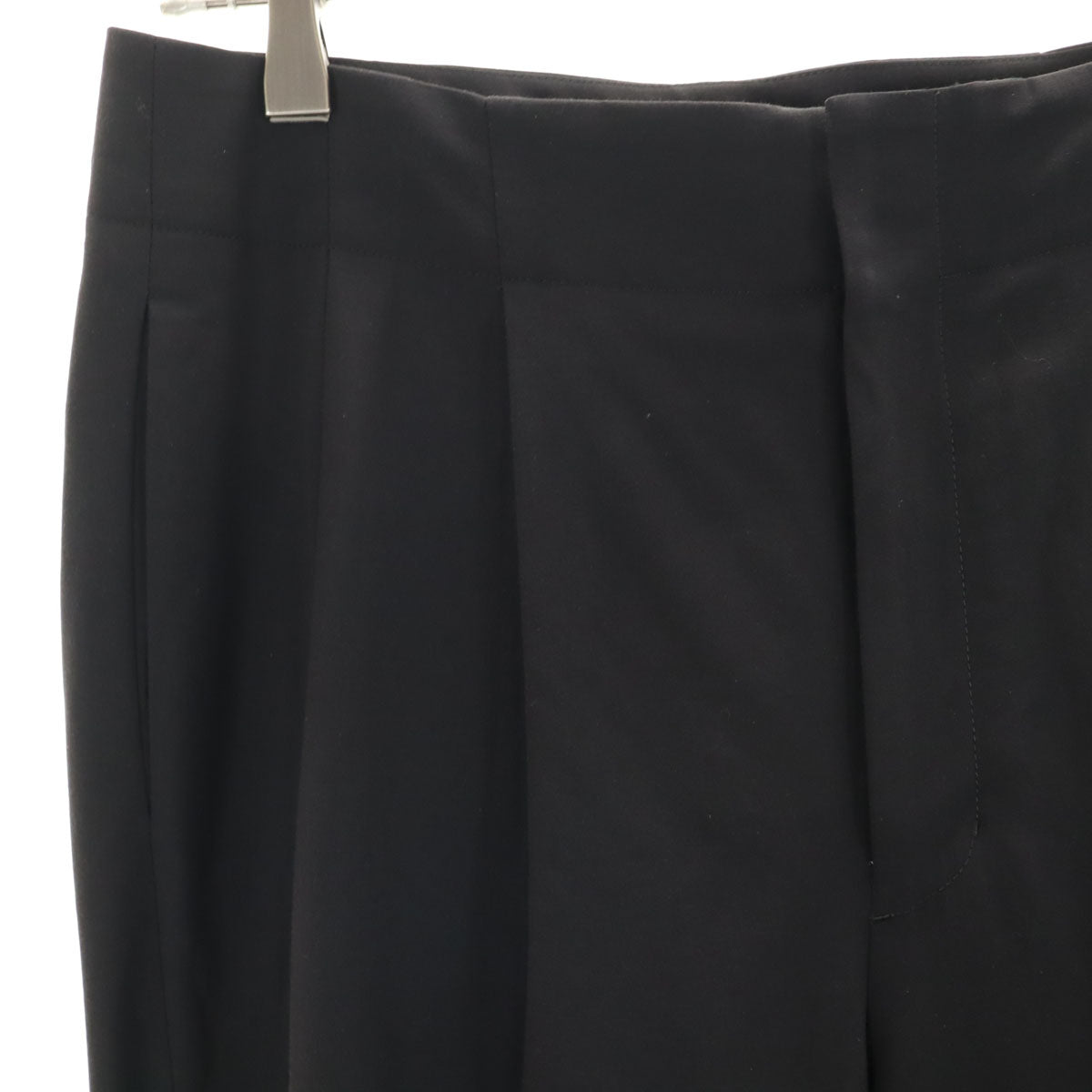 ADORE アドーア タック ロングパンツ 38 ブラック レディース