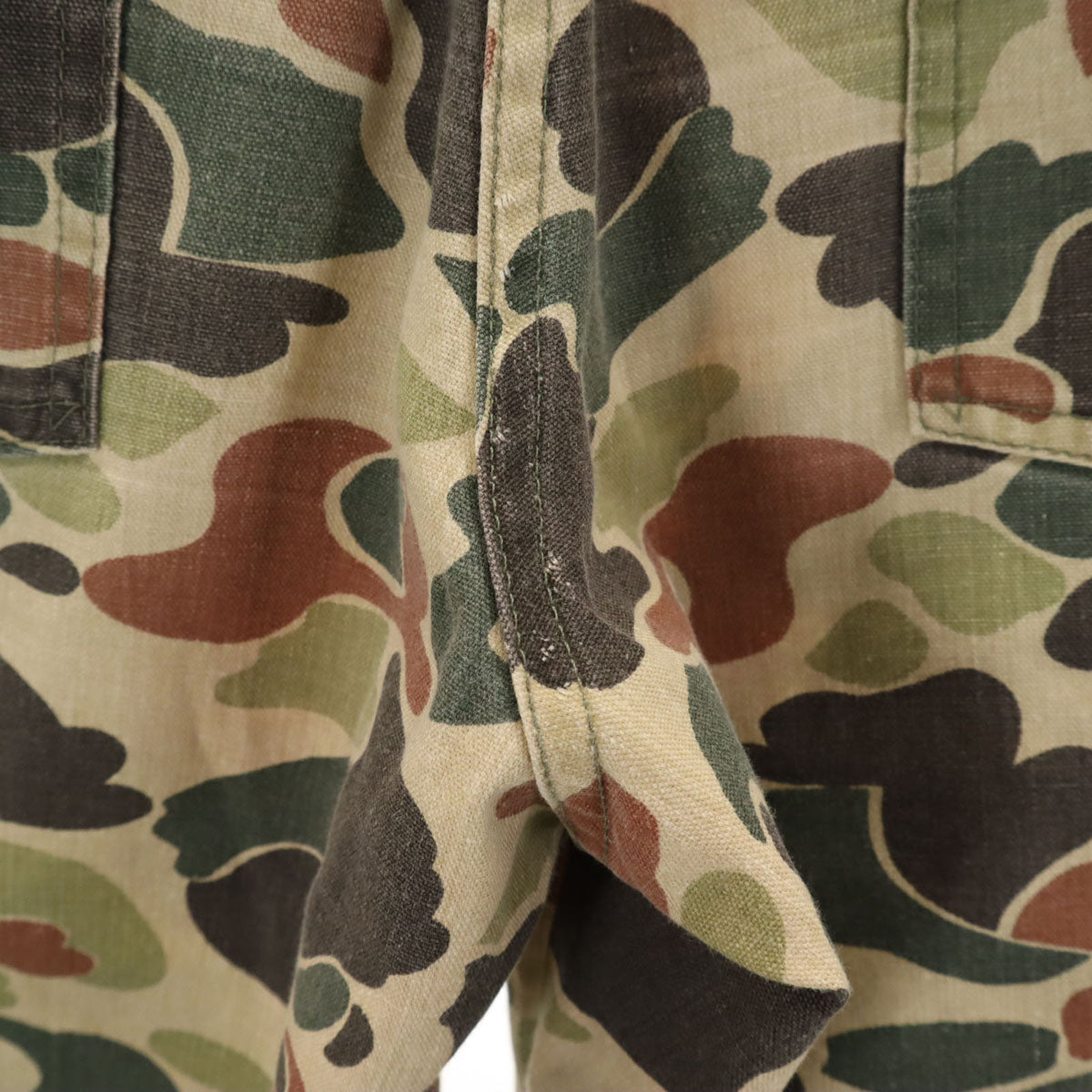 Nepco ネプコ 80s USA製 ヴィンテージ カモフラ柄 ベイカー パンツ w30 ベージュ 迷彩 メンズ