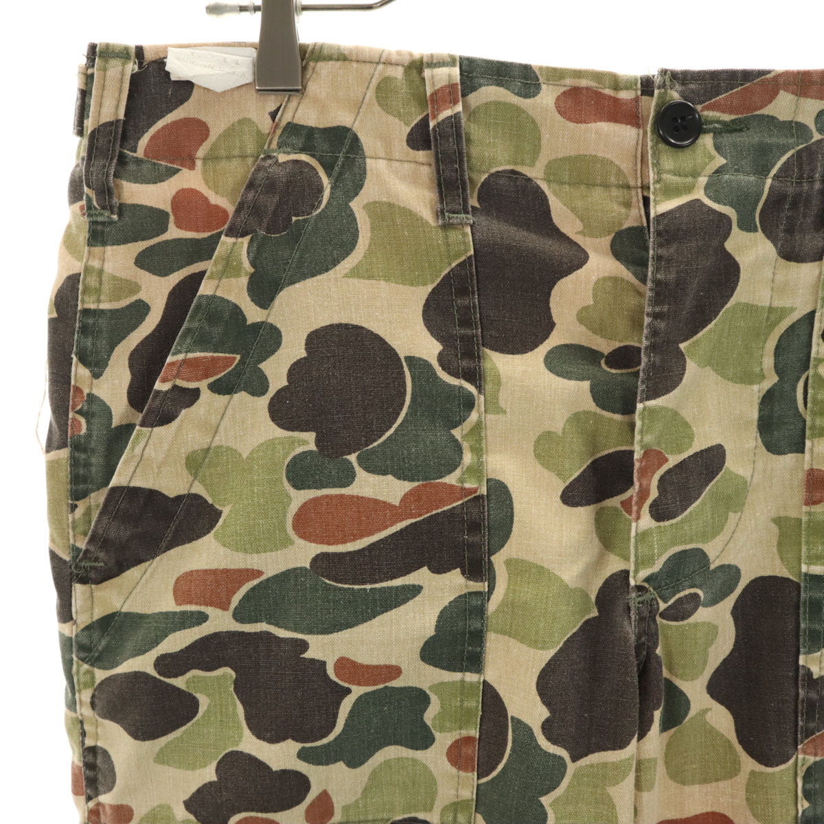 Nepco ネプコ 80s USA製 ヴィンテージ カモフラ柄 ベイカー パンツ w30 ベージュ 迷彩 メンズ