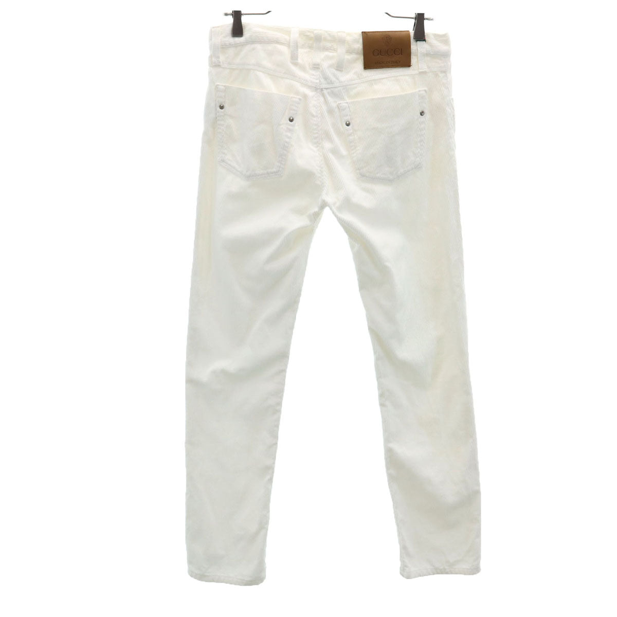 CELINE セリーヌ イタリア製 スリムパンツ 34 アイボリー レディース