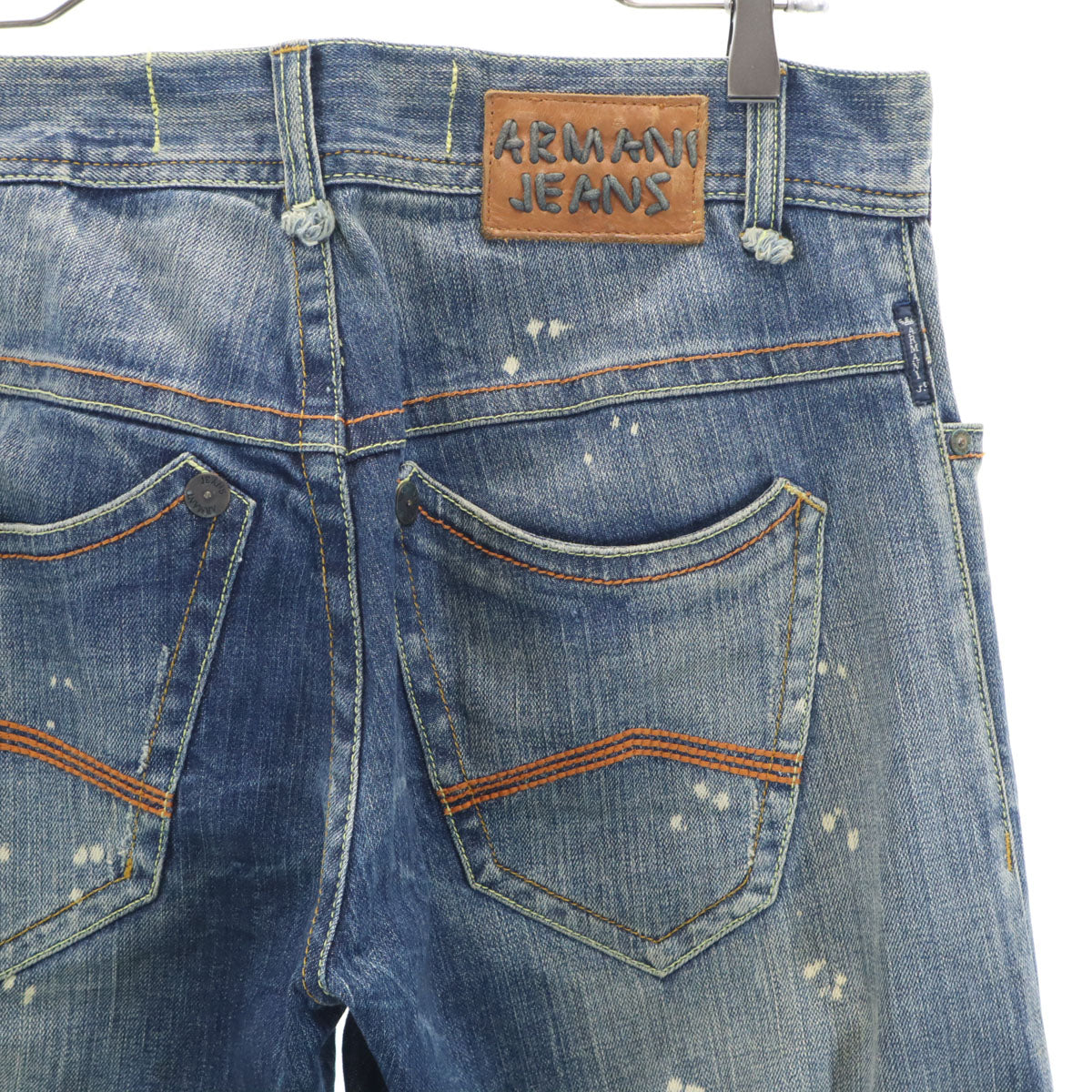 キジ 日本製 ハイライズ ワイドデニムパンツ 1 ブルー ジーンズ シンチバック レディース