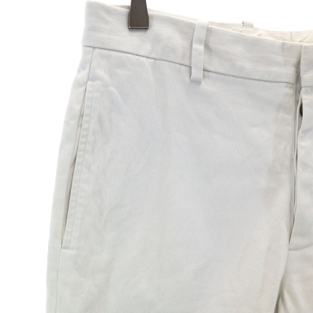 GIVENCHY ジバンシィ イタリア製 リネンブレンド スラックスパンツ 36 グレーブラウン系 レディース