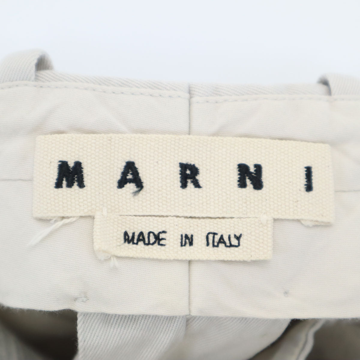 GIVENCHY ジバンシィ イタリア製 リネンブレンド スラックスパンツ 36 グレーブラウン系 レディース