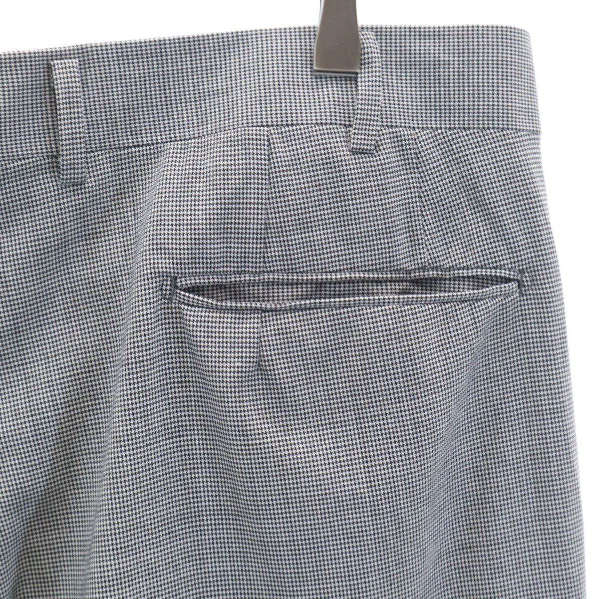 PRADA プラダ ハンガリー製 グレンチェック スラックスパンツ 48R グレー メンズ